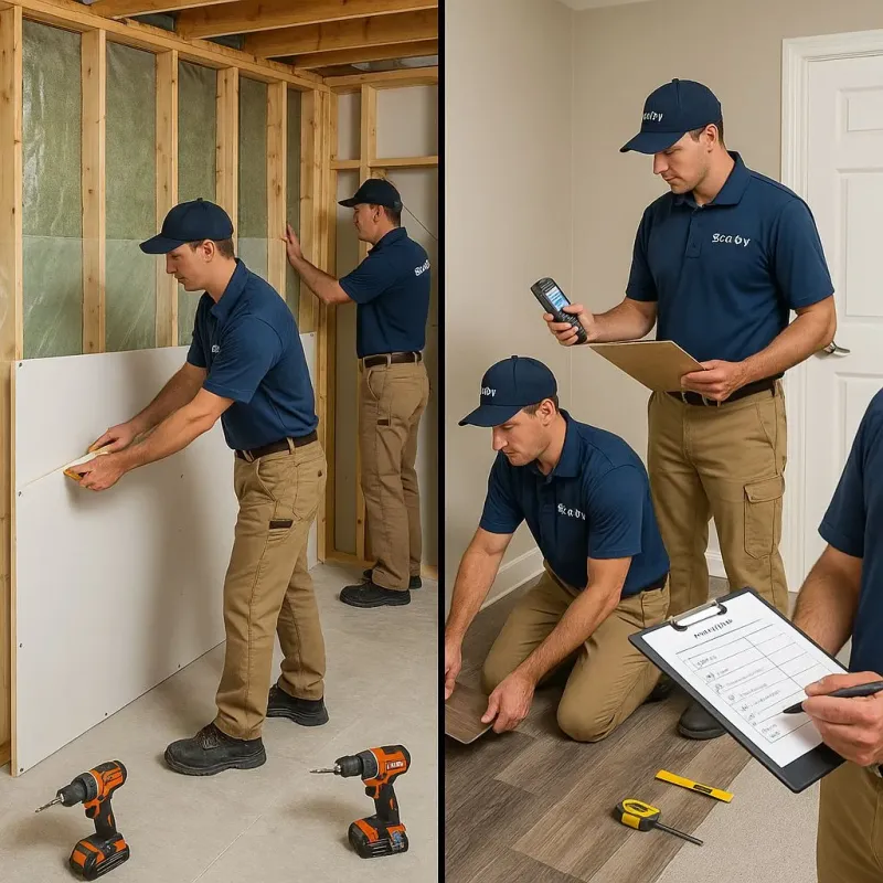 Repairs and Reconstruction process in West Swanzey, NH